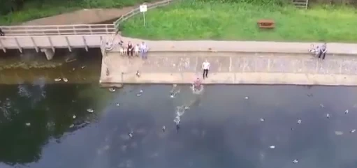 Όταν η μπαταρία του drone τελειώνει πάνω από λίμνη (βίντεο)